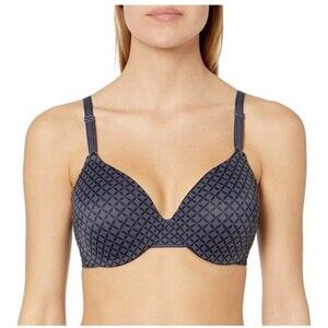Warner's Women's T-Shirt Bra Cushioned Underwire Lightly Lined  Size 34B Gray